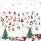 LYTIVAGEN 25 Stück Mini Weihnachten Anhänger Schmuckanhänger Hängende Ornamente Emaille Christbaum Anhänger Tannenschmuck für Dekoration DIY Schmuck