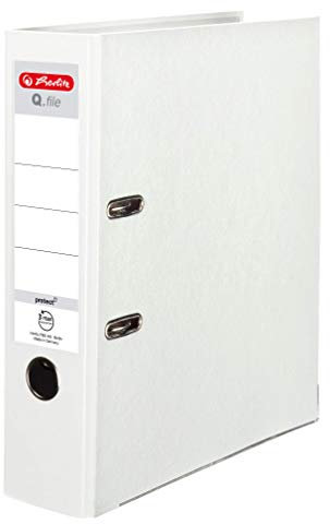 Herlitz Ordner A4, 8Cm, Weiß