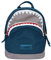 Depesche 10460 Dino World - Rucksack Underwater, Kinder-Rucksack in Hai-Form, ca. 27 x 22 x 11 cm groß, mit geräumigem Hauptfach, Frontfach, Seitentasche und Brustgurt