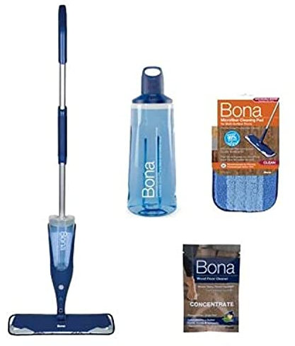 Bona Premium Wood Floor Spray Mop Kit - Exclusive Free 59ml Concentrate Refill