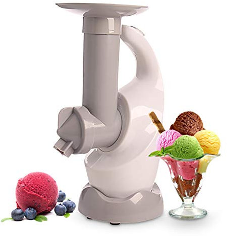 Yajun Máquina para Hacer Helados de Bricolaje Automática Máquina de Frutas Congeladas para el Hogar con 20 a 30 Mins Profesional de Cocina de Operación Rápida Heladera Yogurtera