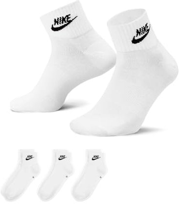Nike Unisex Calzini U Nk Nsw Everyday Essential An, White/Black, DX5074-101, L