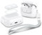 Spigen Lock Fit M [EZ FIT] Secure Lock Closure Protective Clip Compatible with AirPods Pro 2 (2023/2022) / AirPods Pro (2019) with Strap - White