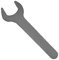 ZhuanZhenW Flat Spanner, 30mm Single Open Ended Gas Bottle Spanner Steel Lightweight Wrench Nut Spanner for Narrow Space Hand Tool