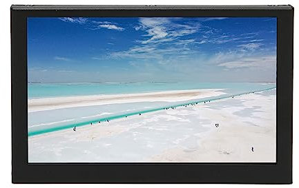Monitor Portátil Mini HD Multimedia Interface de 5 Pulgadas con IPS LCD, Altavoces Dobles Integrados, Exterior de Metal para RPi, PC, Computadora Portátil, TV,