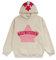 Aelfric Eden Herren Oversized Vintage Hoodie Lose Stern Pullover mit Kapuze Basic Kapuzenpullover Hip Hop Kapuze Sweatshirt mit Tasche Weiß, M