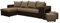 Generisch Möbel NAWSTOL - Ecksofa mit Schlaffunktion 205x130 cm - Eckcouch mit Bettkasten - Ecksofa Wohnlandschaft L Form (Linke oder RECHTE)