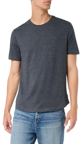 John Varvatos Herren Lumen Crew, Dunkelgrau, Mittel