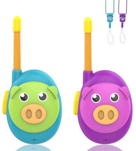 Walkie Talkie für Kinder PMR Radio, Einfache Bedienung Funkgerät für Jungen und Mädchen 3-12 Jahren Spielzeug Geschenke, Walki Talki Geeignet für Camping Outdoor Aktivitäten