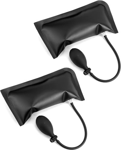 Air Pump Wedge,Montagekissen Luftkissen, Luftkeil Aufpumpen Kissen, Belastung Bis 200kg, Für Tür Fenster Installation Auto-Reparatur,2 Stück,Rechteck