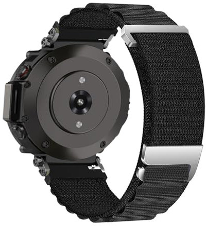 DINGK Nylon Armband für Amazfit T-Rex Ultra Armband Sport Nylon Geflochtener Armband für Amazfit T-Rex Ultra Armband für Damen Herren Verstellbares Ersatzband Kompatibel mit Amazfit T-Rex Ultra (12)