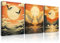 Piy Painting Impression sur Toile de Grues volantes, Œuvres d’art abstraites, Peinture sur toile, Cadre Tableau Decoration Murale pour Chambre, Cuisine, Salon, cadeau d’anniversaire 30x40cm, lot de 3