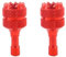 ABZEKH Drone Accessories For Joystick for Control Remoto dji RC/RC 2, joysticks de Control con Mecedora for Pulgar, Accesorios for dji Mini 4 Pro/3 Pro/Air 3/Mavic 3 Pro(Rood)