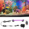 Aquarium Licht LED RGB Fernbedienung: Wasserdichte licht Aquarium lampe LED RGB COB Fisch Tank LED Beleuchtung mit Fernbedienung 360° Fernsteuerung bis 20m Mehrfarbig gleichmäßige Helligkeit(20cm)