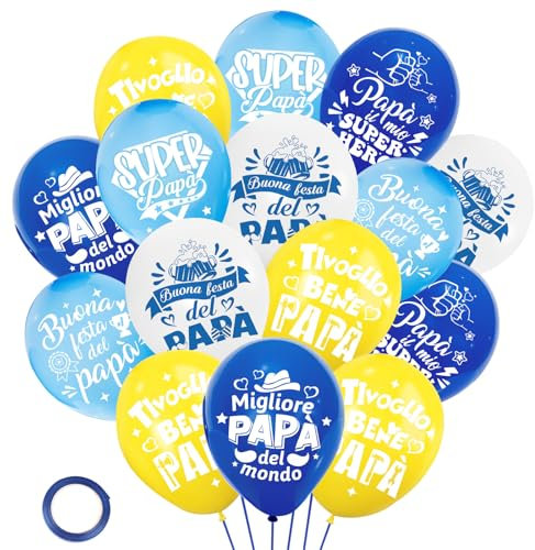 HOWAF Vatertag Luftballons, Vatertag Ballons for PAPA Vatertag Party Dekoration, Vatertag Dekoration