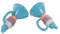 JOINPAYA Musikinstrumente Kinder 2st Kleine Lautsprecher Kleine Mini-trompete Mini-trompete Schulkinder Trompete Kindertrompete Musikalische Trompete Kleine Kindertrompete Spielzeugtrompete Abs Blue