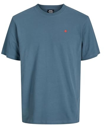 R.D.D. ROYAL DENIM DIVISION Herren Rddroad Crew Neck Tee S/S Noos, Orion Blue, L EU