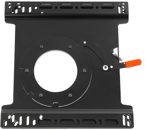 HuKaiL Wohnmobil Drehbare Sitze, T5T6 Drehkonsole 360° Stahl Drehbar Heavy Duty Sitz-Drehsockel Hauptfahrer, Stahlblech-Drehsockel für eine breite Palette von Modellen, 46.5 * 46cm