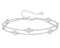LOUISA SECRET Pferdeaugen Armband Damen 925 Sterling Silber Zirkonia Gold Armbänder Verstellbar Valentinstag Muttertag Geburtstags Weihnachten Geschenk für Sie Frauen Freundin mama