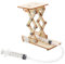 FUNNETOYU 1ensemble Puzzle Éducatif Bois avec Système Hydraulique pour Garçon Fille Kit DIY Scientifique pour Comprendre La Mécanique Et Hydraulique pour Activités Scolaires