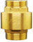 MEMEM Rückschlagventile 1/2 3/4 1 Zoll BSP Außengewinde Messing Vertikalhubfeder Rückschlagventil Einweg-Rückschlagventil for Wasser(1/2 inch)