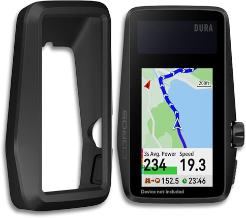INNOSURE Premium Silikon-Hülle Schutzhülle Für Coros Dura Solar GPS-Bike-Computer Anti-Sturz, Anti-Rutsch, langlebig