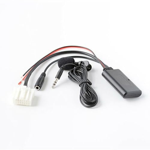 NEIQIUWING AUX-Audiokabeladapter mit Bluetooth-kompatiblem Mikrofon für Mazda 3 6 Stereo-Radio