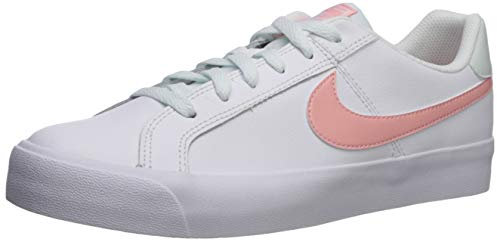 Nike Damen Court Royale AC Sneaker, Weiß White Bleached Coral Ghost Aqua 107, 40.5 EU