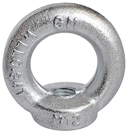 Ringmutter Ringmuttern Ösenmutter Augmutter Transportöse Kranösen Verzinkt (2, M 12)