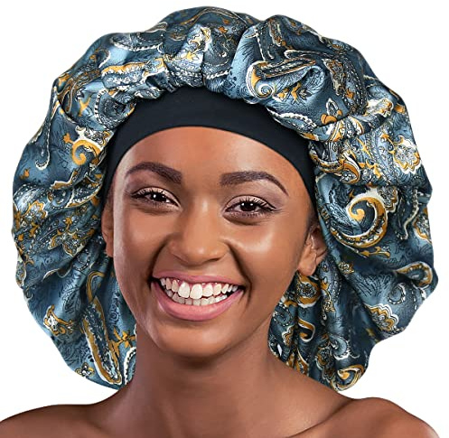 Alnorm Extra Large Sleep Cap for Curly Hair Sleep Gift