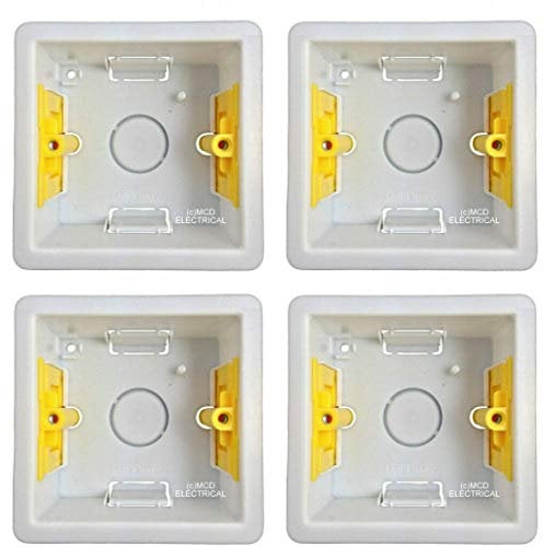 Appleby SB632 Deep Dry LiningFast Fix Boxes Single 1 Gang 47mm Deep (Pack of 4)