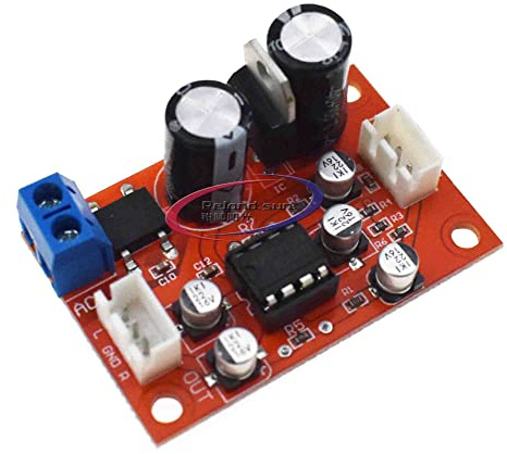 Reland Sun NE5532 Op Amp-Vorverstärker-Platine mit Lautstärke-Potentiometer, Einzelnetzteil