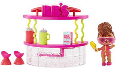 LOL Surprise OMG Série House of Surprises – Ensemble Snack avec RIP TIDE – Poupée de collection avec 8 Surprises dont des meubles, tenues & accessoires – Cadeau pour les enfants de 4 ans +