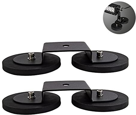 PICAA 2 Stück Magnetische Halterung Universal LED Lightbar Arbeitsscheinwerfer Halter Für Dach Auto Offroad 4X4 LKW B Typ