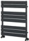Milano Lustro Anthracite Flat Panel Heated Towel Rail - 825mm x 600mm