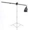 BOLLUMA Fotografie-Verlängerungs-Griffarm mit einzelnem Griffkopf und Sandsack, 79–140 cm Aluminiumlegierung Konstruktion für Lichtständer, Stativ, Mikrofon, Softbox, Beleuchtungsausrüstung