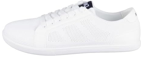 Xero Shoes Barefoot Shoes for Men | Dillon Classic Casual Zero Drop Shoes for Men, Wide Toe Box, Minimalist | White, Size 9 UK