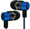 Jildouf Cuffie cablate nell'orecchio, auricolari con cavo da 3,5 mm, filo intrecciato in tessuto da 1,1 m, auricolari con isolamento acustico, stereo HiFi e suono potente bassi, per Android, TV, PC,