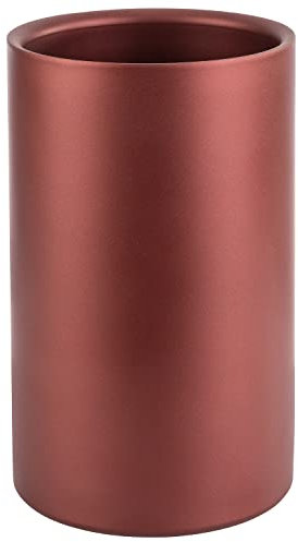 Buddy´s Bar - Refrigeratore per bottiglie a doppia parete, di alta qualità, in acciaio inox, 12 x 20 cm, diametro interno 10 cm, adatto per bottiglie da 0,7 l – 1,5 l, colore: Cooper Red