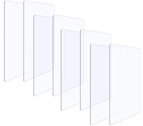 OTCRAFT 8 Stück/4 Paar Standard-Schneidepads für Stanzmaschine; transparente Polycarbonat-Kunststoff-Schneidplatten, Schneidunterlagen, Stanzplatten, 22,5 x 15,5 x 0,3 cm