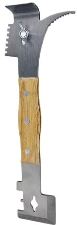 Green Home Multi-Tool - das ultimative Werkzeug für jeden Imker - Stockmeißel, Wabenheber, Rähmchenkratzer, Hammer, Nagelzieher (Multi Tool)