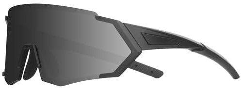 Perkanion Schnelle Brille Herren Fahrradbrille Polarisiert - Sport Sonnenbrille mit UV Schutz Windschutz Rennrad Fahrrad MTB Sportbrille für Herren Damen