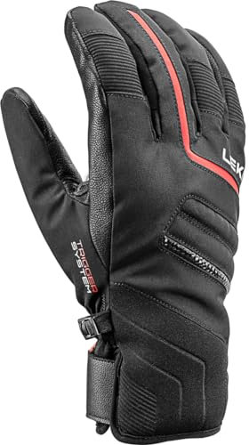 LEKI Falcon 3D Handschuhe, Black-red, EU 9,5