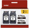 PG-575XL PG575XL Schwarz Druckerpatronen Multipack PG-575 575XL Black Tintenpatrone für Canon 575 Patronen 575 XL PG575 für Canon Pixma TS3550i TS3551i TR4750i TR4751i 4755i TR4756i (Schwarz,2-Pack)