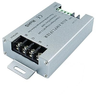 HAPRSLIKG LED-Verstärker 360 W Hochleistungs-12–24 V RGB-Signalverstärker-Relais-Controller