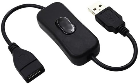 USB to USB Cable Male to Female Extension Cable USB Data Cord With ON/OFF Switch for Smart TV PC USB Connector Cable Extender