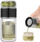 PEAKSEE Infusifie-Tee-Ei, Infusifie-Tee-Ei-Teeflasche, 3-in-1-Smart-Teekanne, kleine Glas-Tee-Ei-Teekanne, geeignet für Loseblatt-Tee-Ei