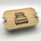 Ziegenpeter Keksdose Weihnachten Trabant, Brotdose, Geschenk, Lunchbox, Deko, Geschenkidee, Weihnachtsgeschenk, Merry Christmas, Trabbi, Weihnachtsmann, Farbe:edelstahl, Größe:one size