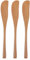 MOLUCKFU 3st Japanisches Butter Messer Dessertstreuer Creme Servierspachtel Pfannenwender Butterrührer Kleine Butter Sahnestreuer Für Kuchen Löffel Shooter-becher Zum Nachtisch Mini Hölzern