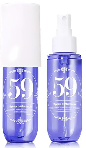 Parfum, Women's Bodyspray, Body Splash für Frauen, Lang Anhaltender Duftspray, Haar und Körperduftnebel, Bodyspray, Feuchtigkeitsspendende Befeuchtet die Haut, Parfüm für Damen, Nr. 59